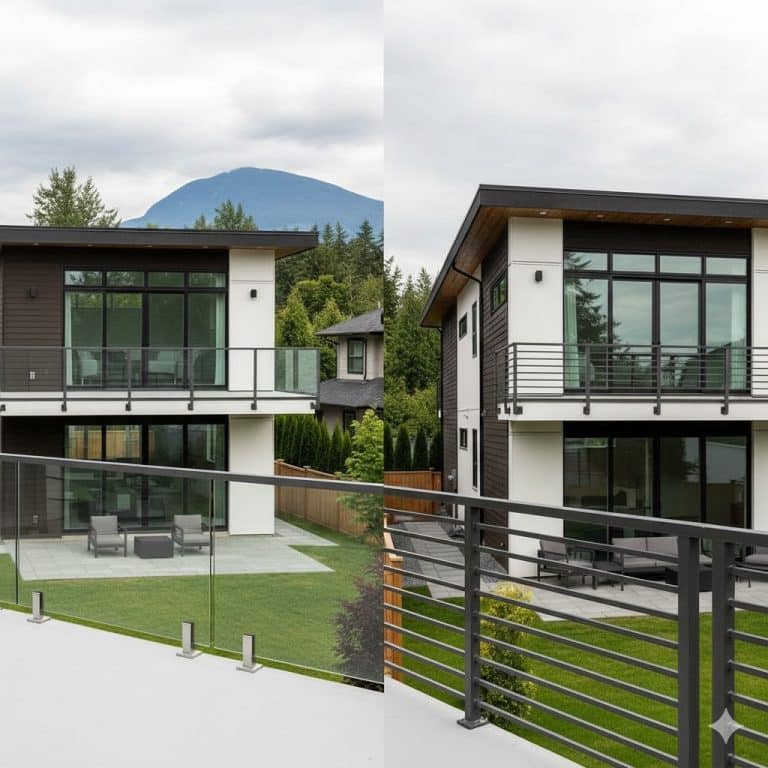 Glass vs Aluminum Railings